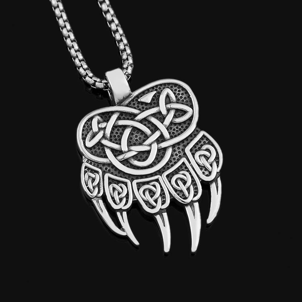 Gemcohub - Wholesale Pendant/Charm Necklace - Viking Style Hip Hop Bear Claw Necklace3