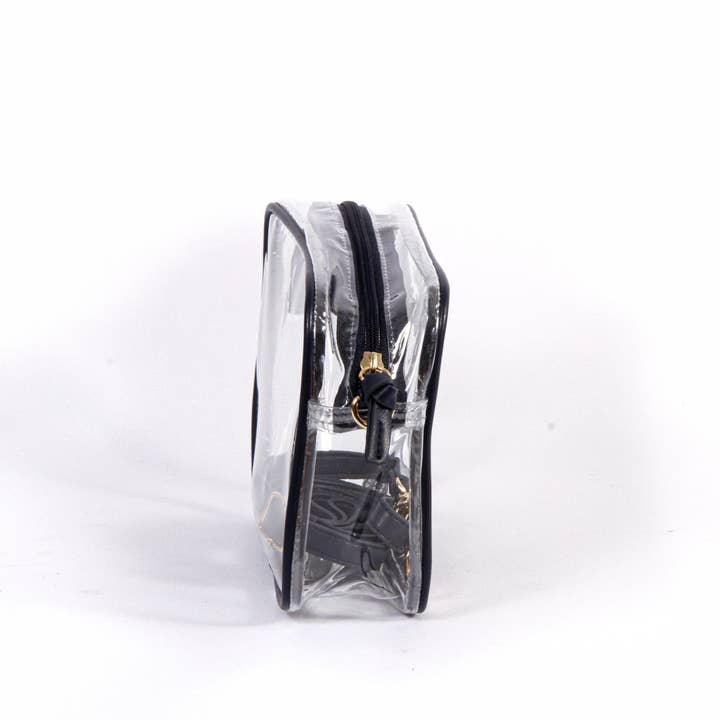 Desden - Wholesale Crossbody Bag - Women's - Bridget Clear Purse with Patterned Shoulder Straps - Iowa3