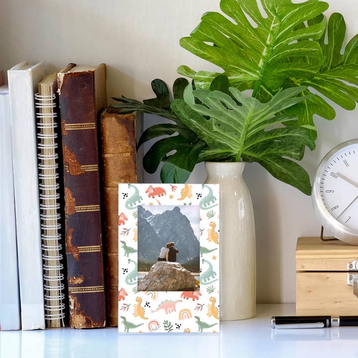 Clairmont & Co - Wholesale Picture Frame - Kids & Baby - Mini Frame-Dinosaur Nursery Pattern3