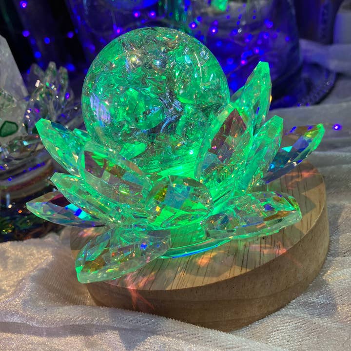 Desarwen - Wholesale Accent/Desk Lamp - Color changing color USB magic lamp aura cracked sphere5