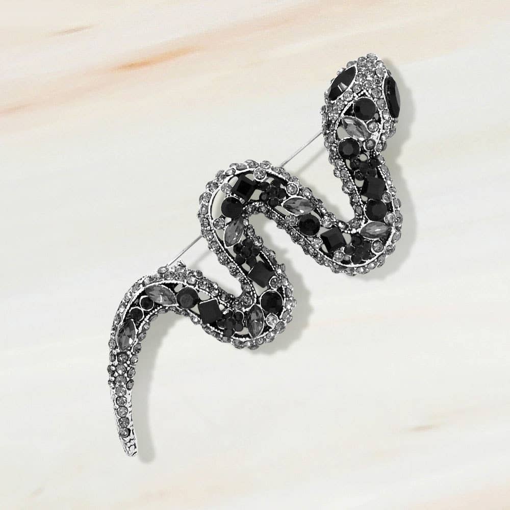 Sensibling Corp. - Wholesale Broche - Met Strass Versierde Slangen Broche Pin8