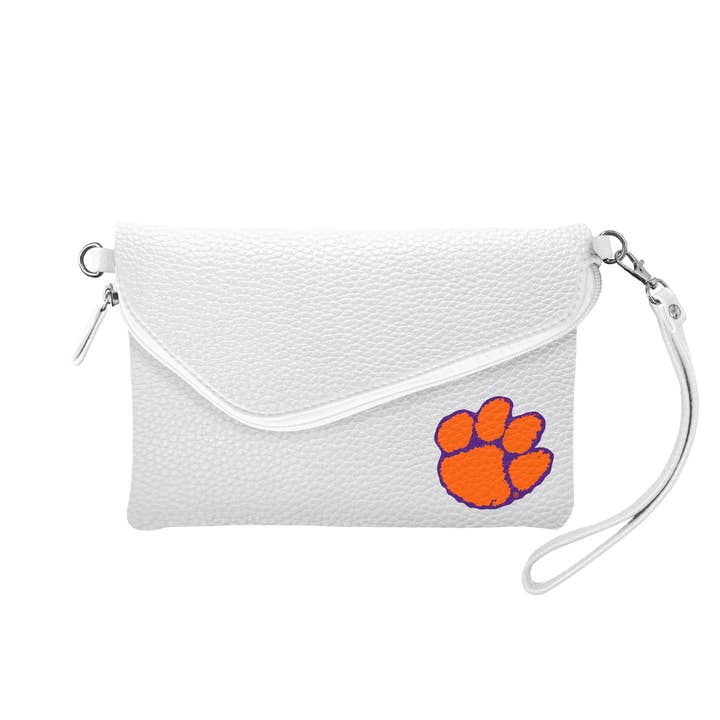 Sac à bandoulière NCAA Clemson Tigers Pebble pour la vente par Little Earth Productions