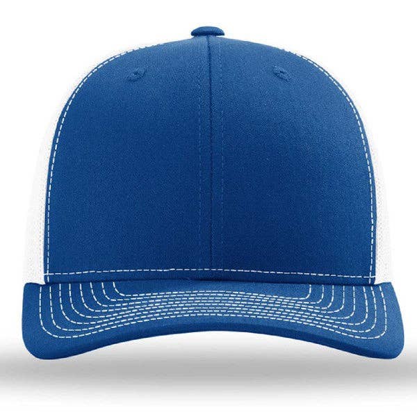 Kodiak Wholesale - Wholesale Trucker Hat - Unisex - Richardson 112 Snapback Trucker Cap - Custom Leather Patch H79