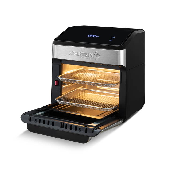 Black HOLSTEIN HOUSEWARES 12.7 QT. AIR FRYER OVEN for wholesale on Faire3