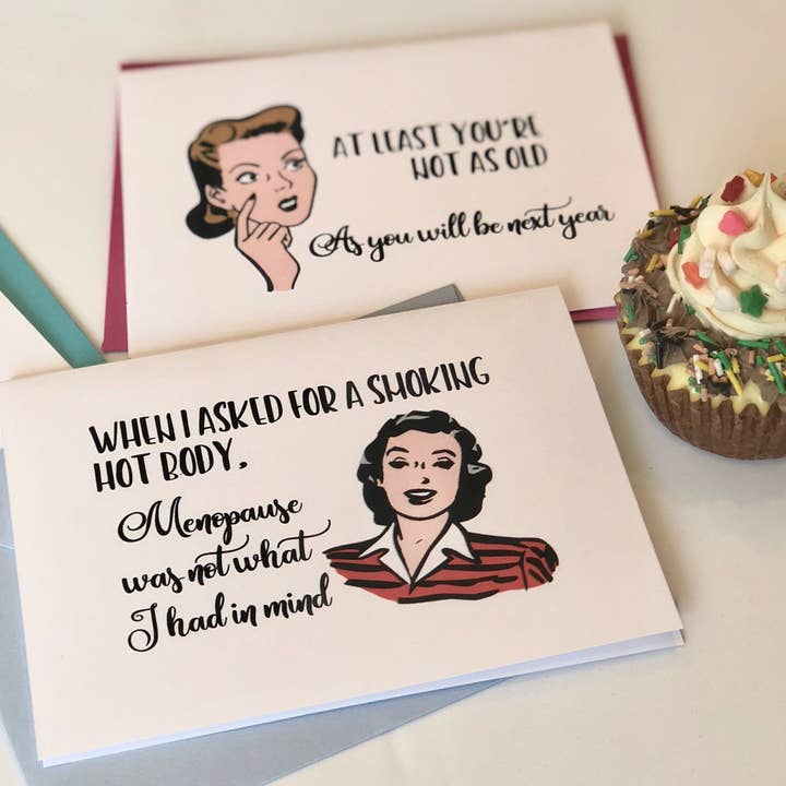 The Mad Padder - Wholesale Everyday Greeting Card - Witty Women Note Card - Menopause - Smoking Hot Greetings