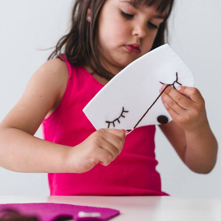 aPunt Barcelona - Wholesale DIY Craft Kit - Kids - Gift kit for children to make a bag: Fox3