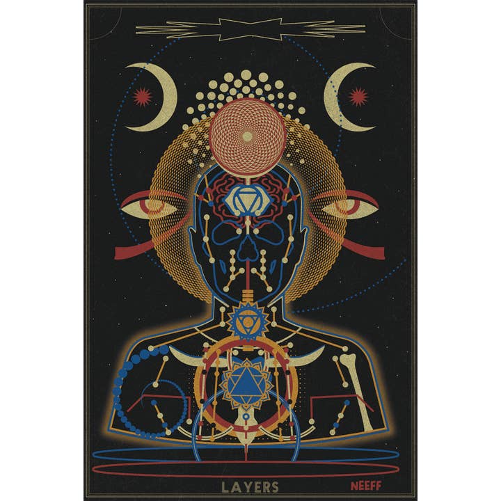 Layers. | Watercolor Print for wholesale by Neeff