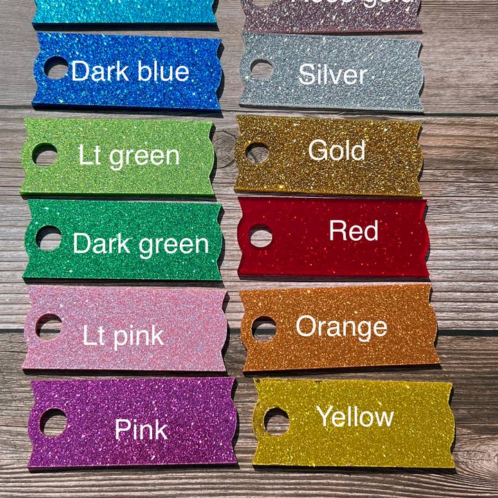 Tara’s Craft Room - Wholesale Drink Topper - Stanley Nameplate Blanks