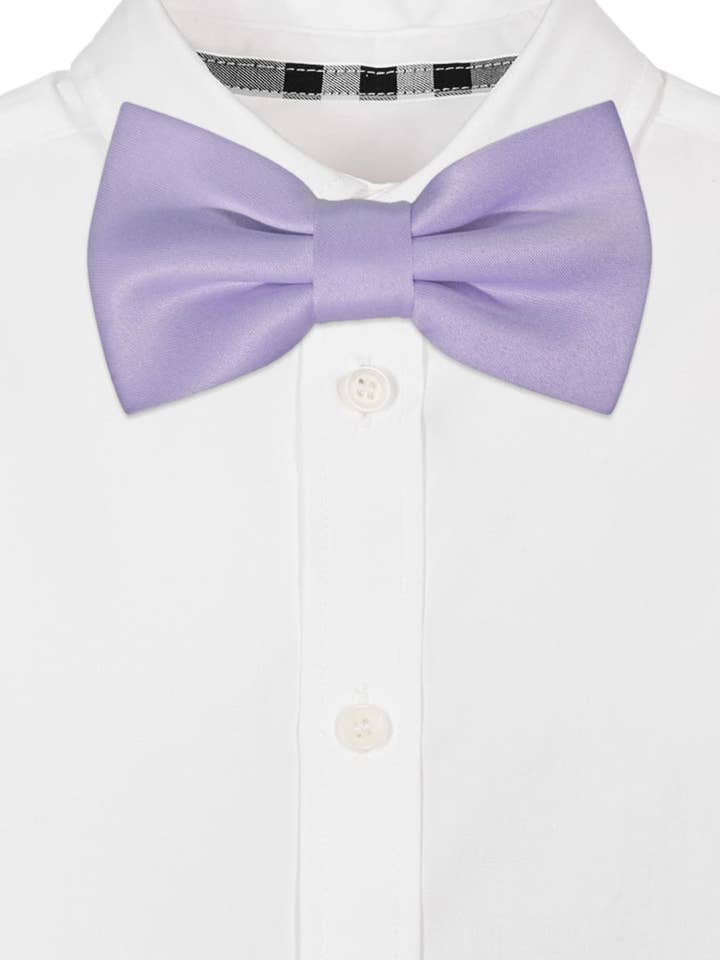 PAPILLON PER BEBÈ IN SETA ARTIFICIALE COLOR MALVA per la vendita all'ingrosso da parte di Josvil