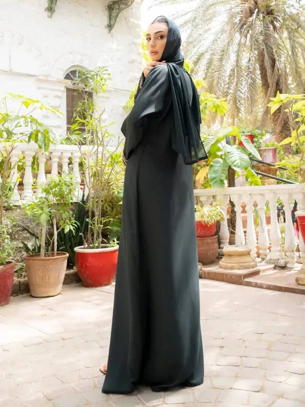 Multi Colored Alyazya Embellished Abaya for wholesale on Faire2