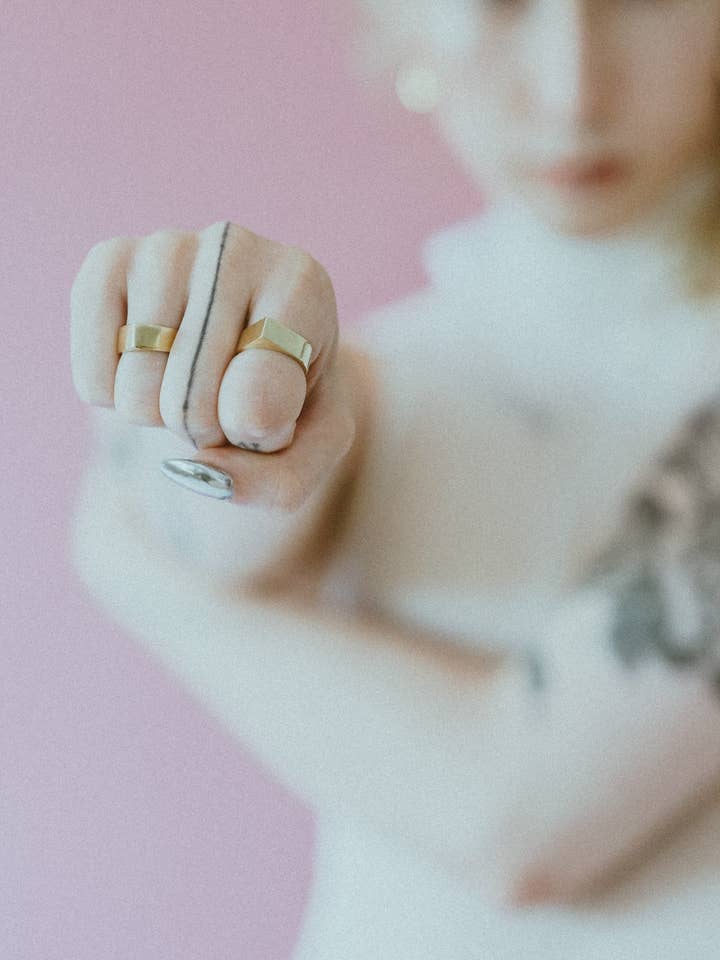 POWER Pointed Ring for wholesale by Lord Violet