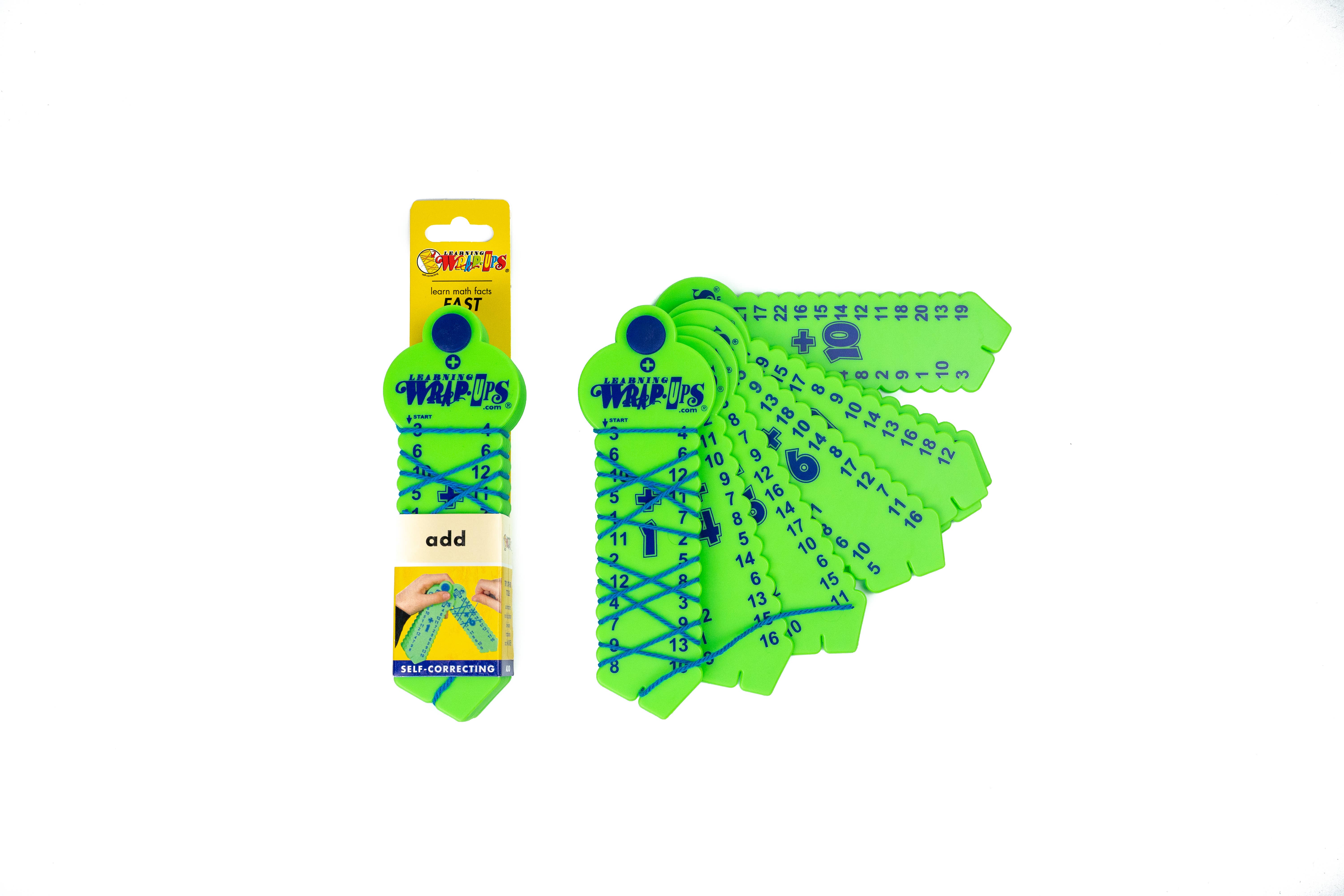 EDC Publishing - Wholesale Brain Game - Kids - Learning Wrap-ups: Addition Wrap-Up Keys (Hang Tab)