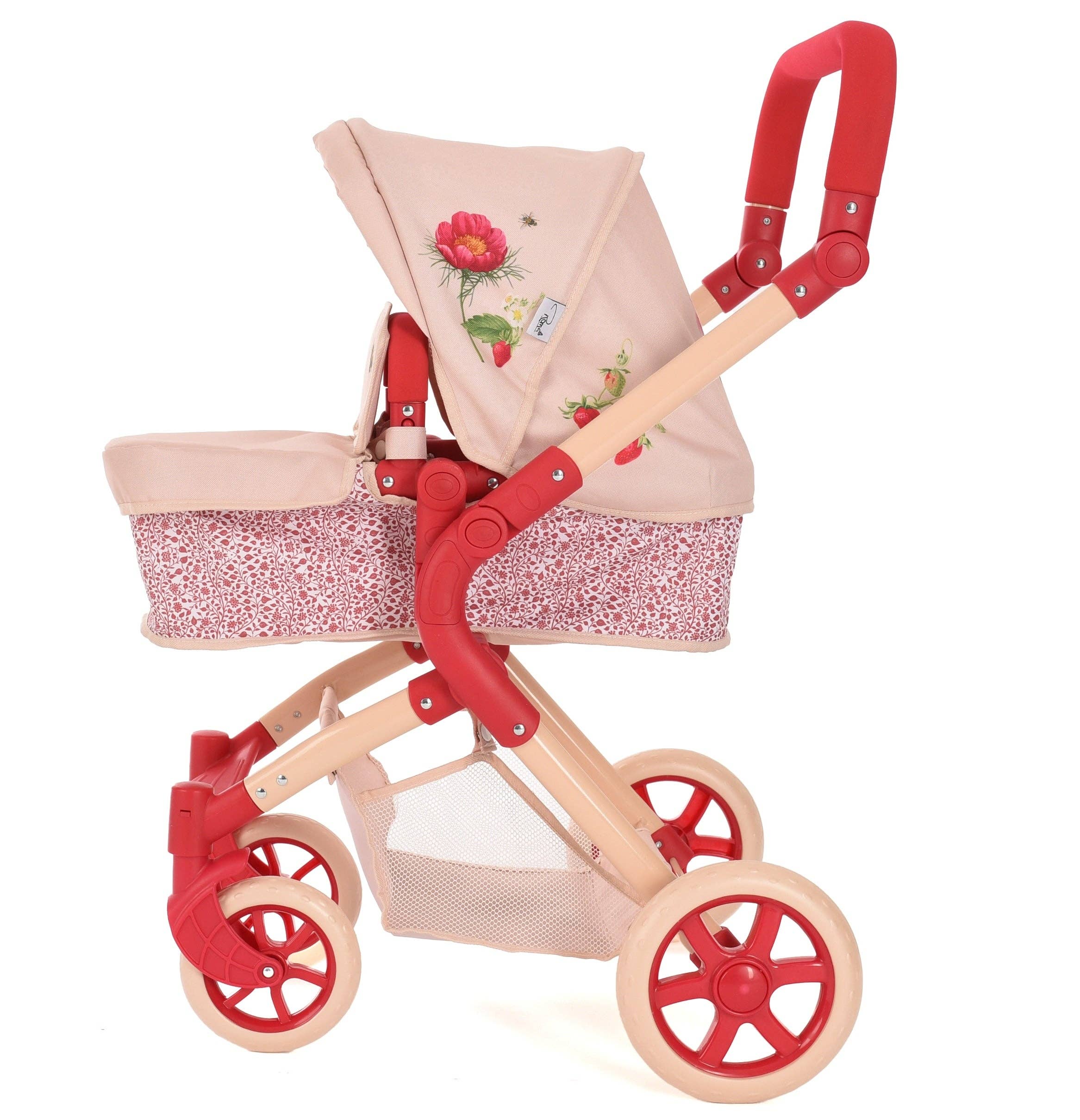 Roma - Wholesale Doll pram – Kids - Roma RHS Single Dolls Pram - Flora2