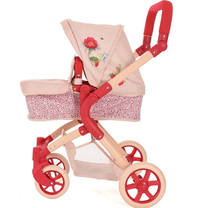Roma - Wholesale Doll Stroller - Kids - Roma RHS Single Dolls Pram - Flora2