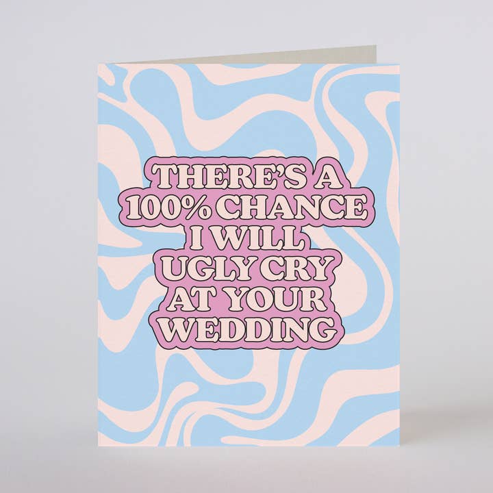 CARTE DE VŒUX - PLEURER COMME UNE MADELEINE pour la vente par Mixtape Paper Co.