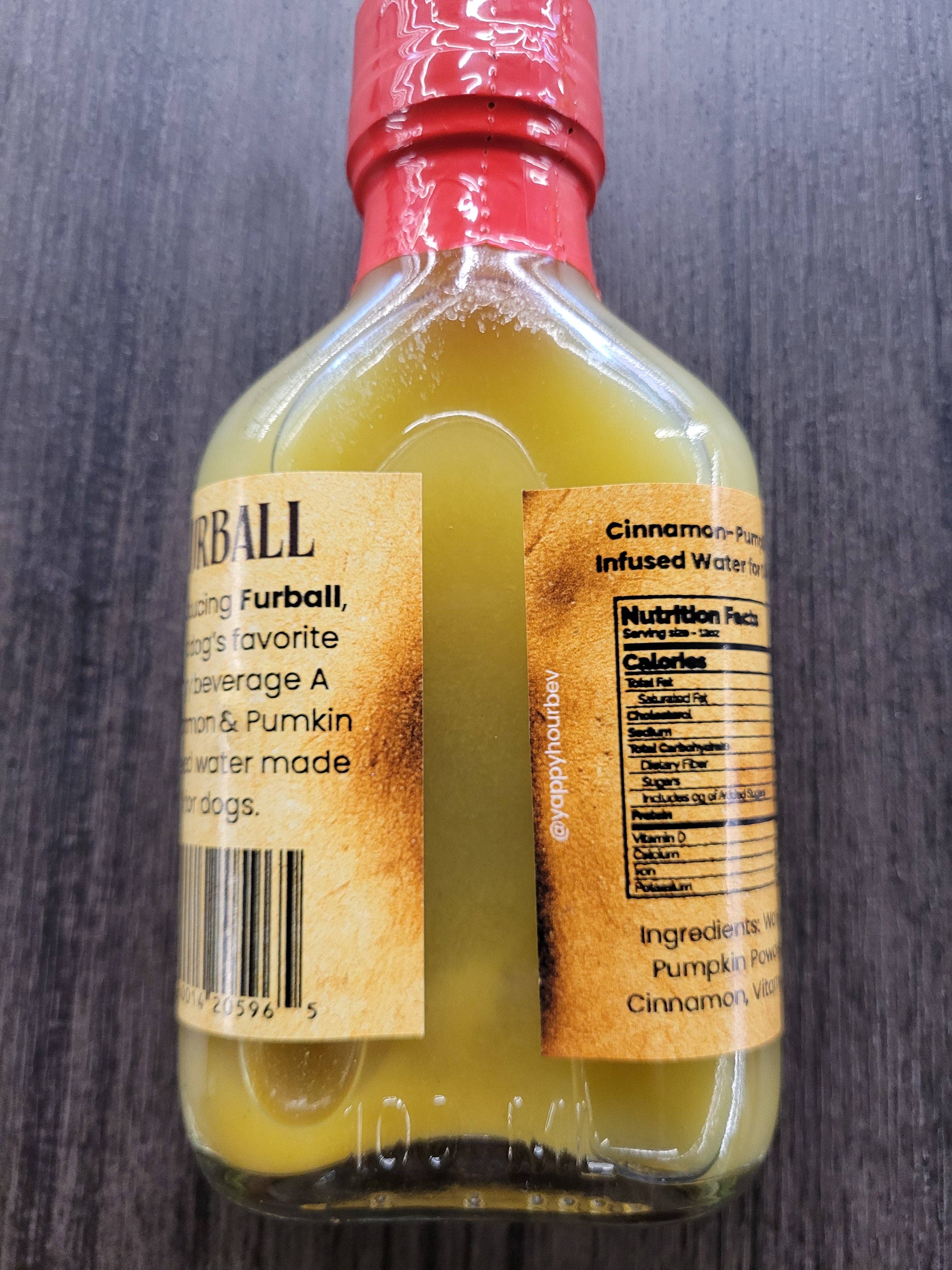 Yappy Hour - Wholesale Pet Treats - Dog - Furball Dog Whiskey Minis 100ml | Pumpkin | 12ct6