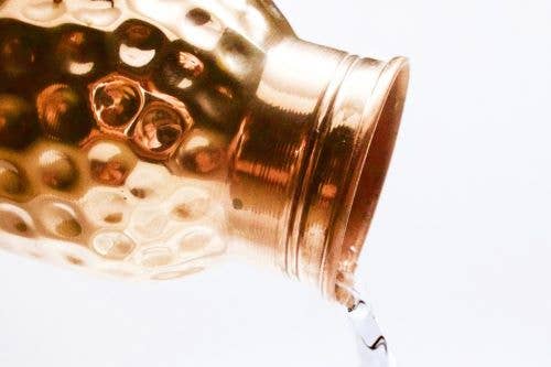 El'Cobre-Ecozonelifestyle - Vente Bouteilles d'eau - Bouteille en cuivre martelé au diamant fabriquée artisanalement - 700 ml2