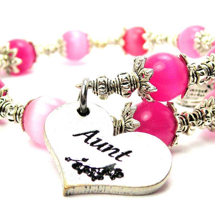 Moster hjärta pärlstav Wrap armband för wholesale av Chubby Chico Charms