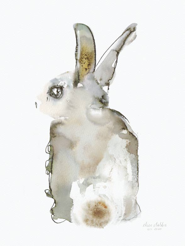 Harefrøken - Impressão artística de edição limitada por atacado de Elise Stalder