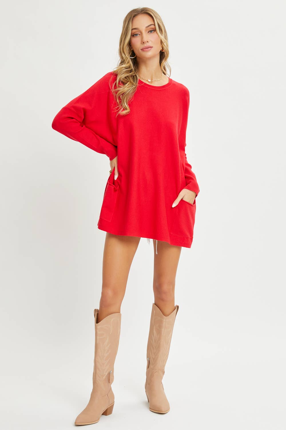 Sweet Lovely by Jen – wholesale Tunikatröja - Dam – OVERSIZE/LÖS PASSFORM TRÖJA MED RUND HALS14