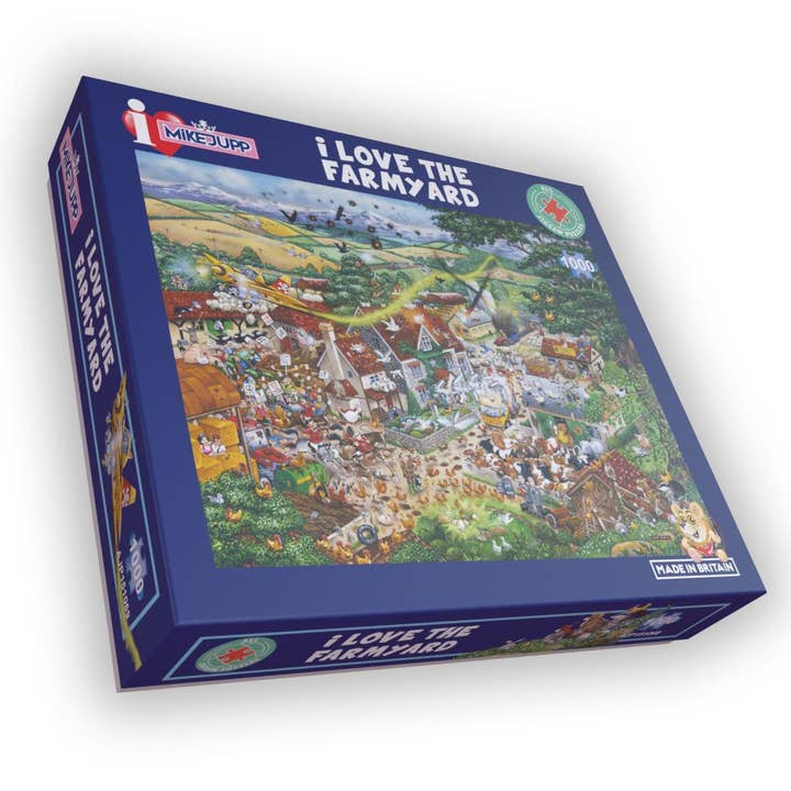 Mike Jupp I Love the Farmyard 1000 Piece Jigsaw Puzzle for wholesale by All Jigsaw Puzzles