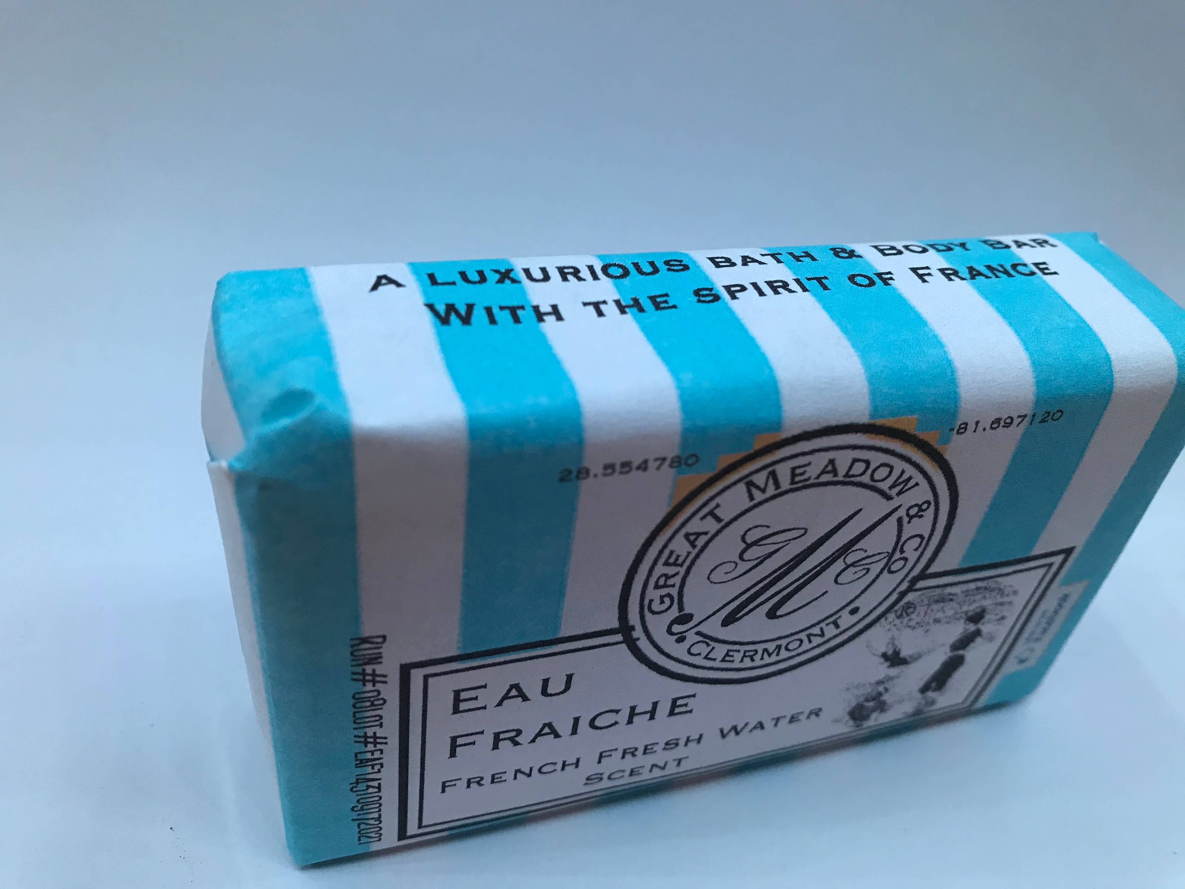 Great Meadow & Co – wholesale Bar Soap – Eau Fraiche1