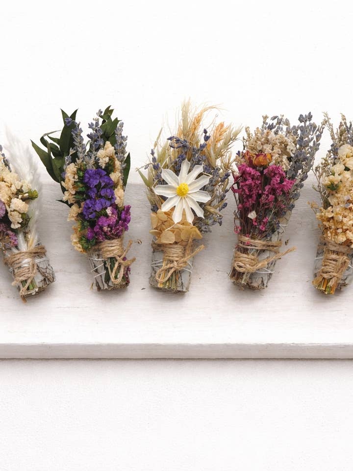 White Sage & Eucalyptus Smudge Sticks Bulk Handcrafted for wholesale by Picki Nicki