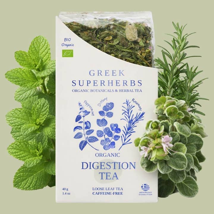 Digestion Tea for wholesale by Greek Superherbs