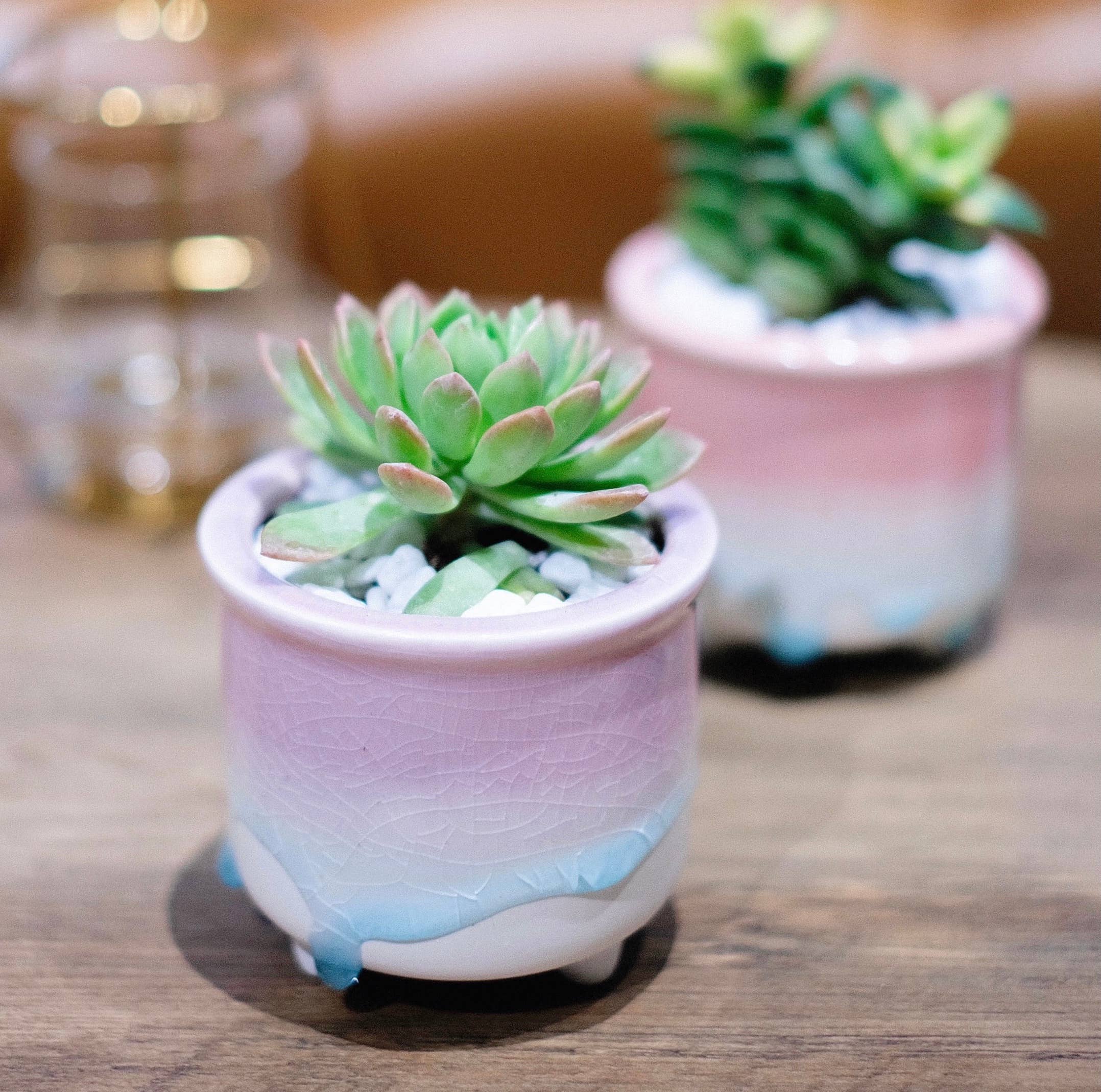 Springer Décor - Vente Pot - Pot à glaçure bleue coulante5