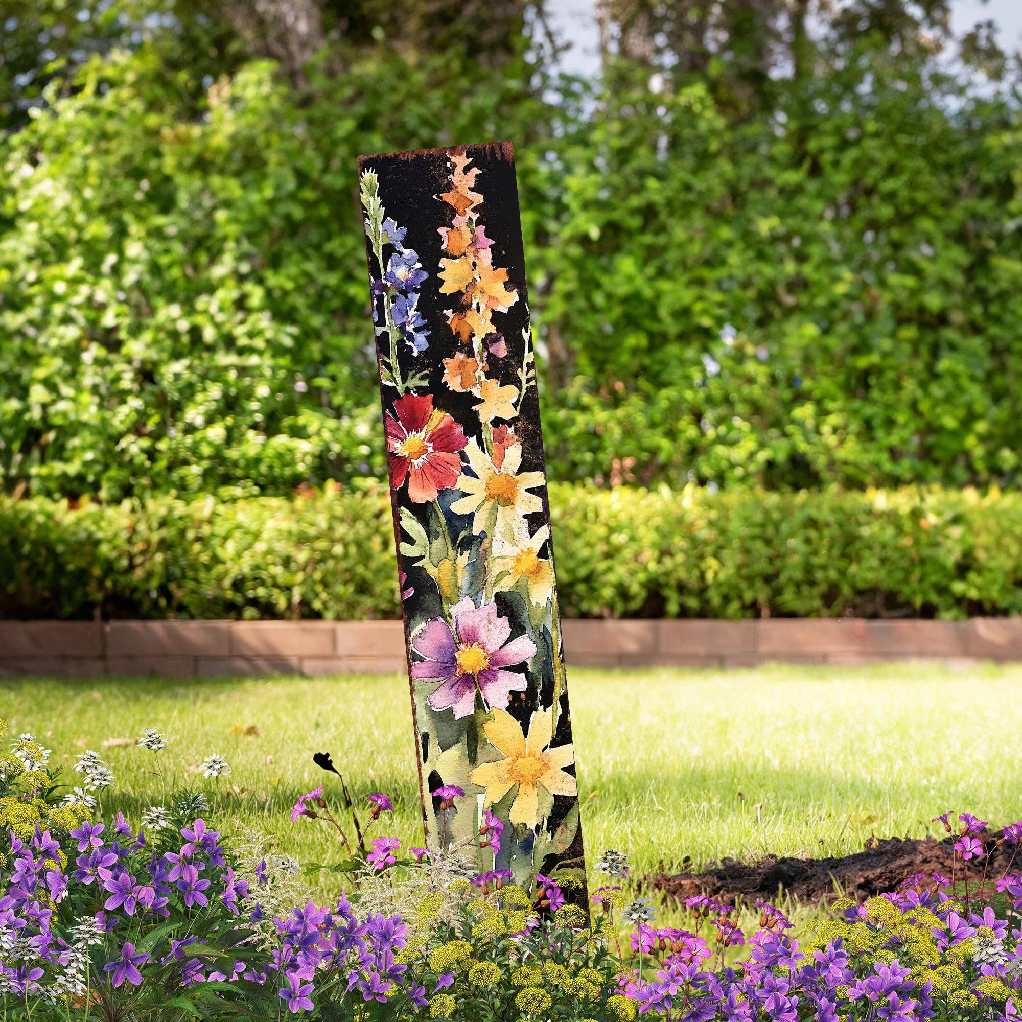 TX USA Corporation - Wholesale Garden/Lawn Stake - Summer Wildflower Garden Stake | Vibrant Outdoor Rustic Yard Sign UV Protected5