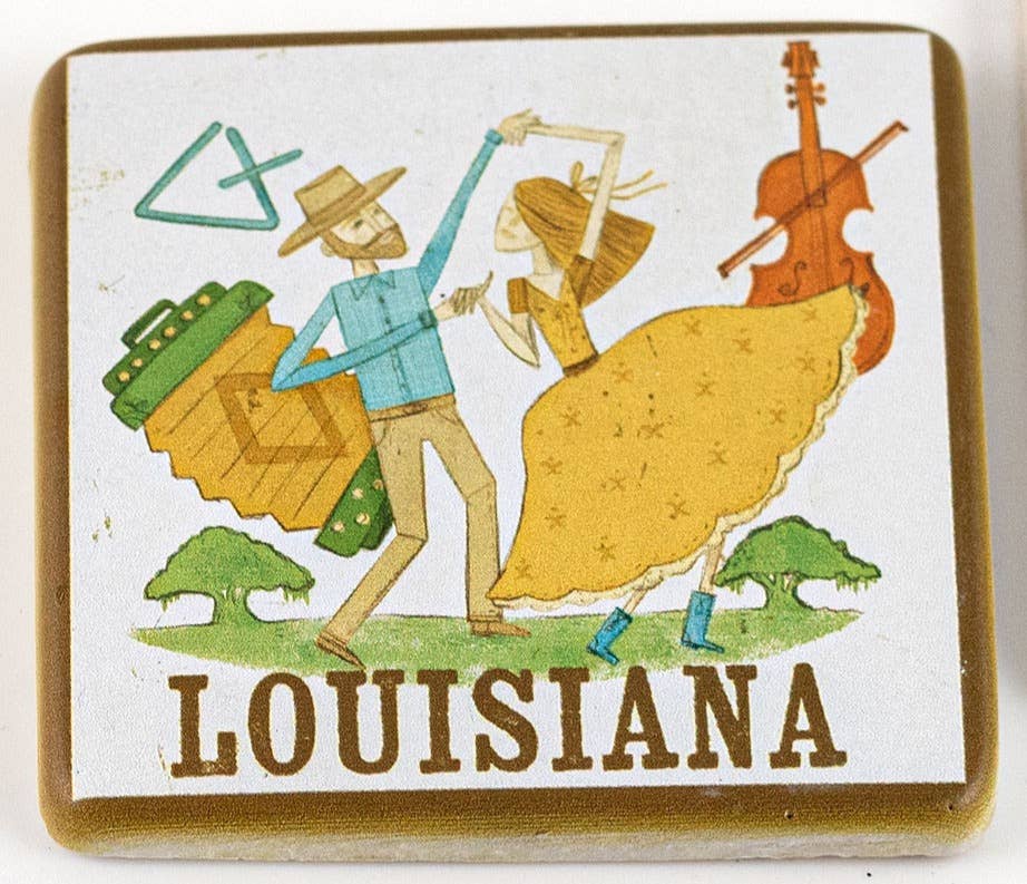 THE PARISH LINE – wholesale Coasters – Coaster Set - Vintage Louisiana2