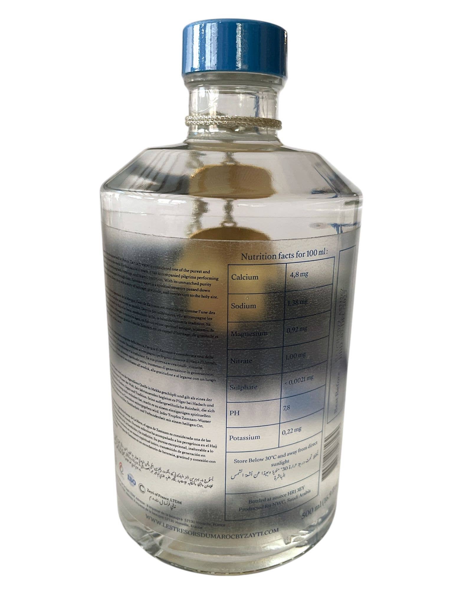 Zayti L.T.D.M - Wholesale Still Water - Authentic Zamzam Water from Mecca - 50cl2