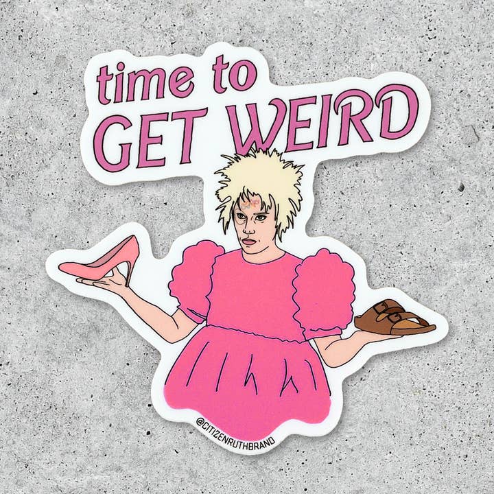 Vinylaufkleber Barbie Time To Get Weird für den Großhandel von Citizen Ruth