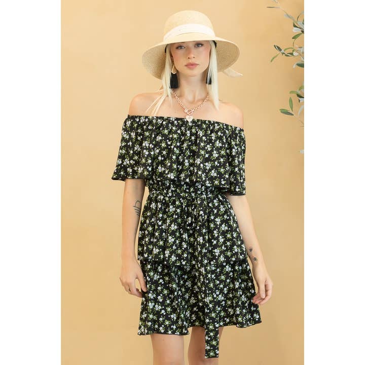 Change to Dance Off the Shoulder Dress for wholesale by salt & bit