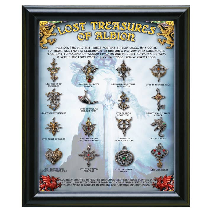 Starlinks Gifts - Wholesale Individual Charm/Pendant - St Michael Relic for Chivalry and Honor LT04 Albion