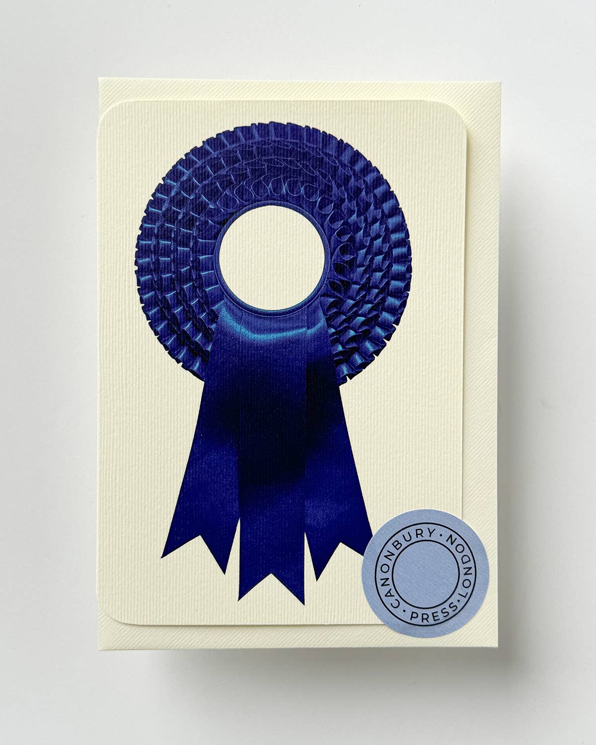 Canonbury Press - Wholesale Birthday Card - Royal Blue Rosette Greeting Card | Birthday Card2