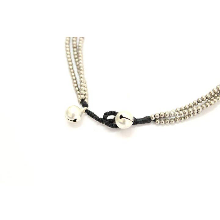Lumily - Wholesale Anklet - Triple Silver Beads Anklet | Limited Edition - Thailand