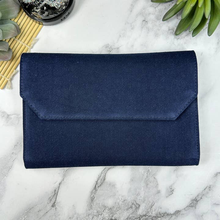 Denim 12 Penfolio Clutch for wholesale by Luxury Brands of America