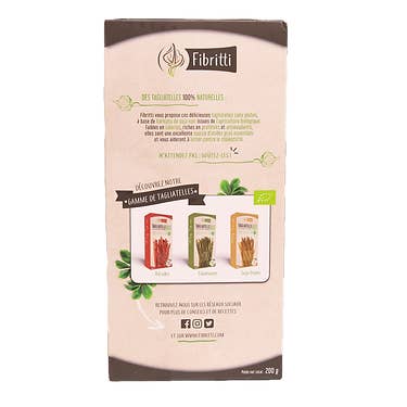 Fibritti - Wholesale Pasta - ORGANIC BLACK SOY BEAN TAGLIATELLE - 200G NET2