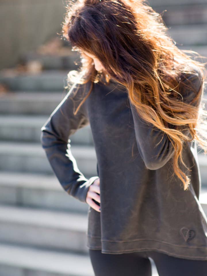 Ripple Sweatshirt for wholesale by Nancy Rose Performance