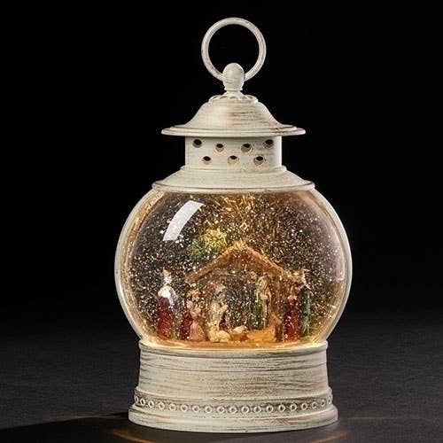 LED Nativity Swirl Lantern for wholesale by Roman