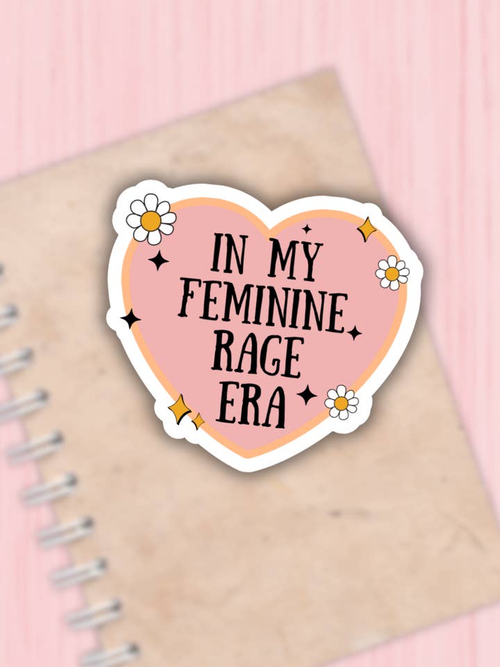 In mijn vrouwelijke woede tijdperk sticker, empowerment, laptopsticker voor wholesale door Lalatina Shop