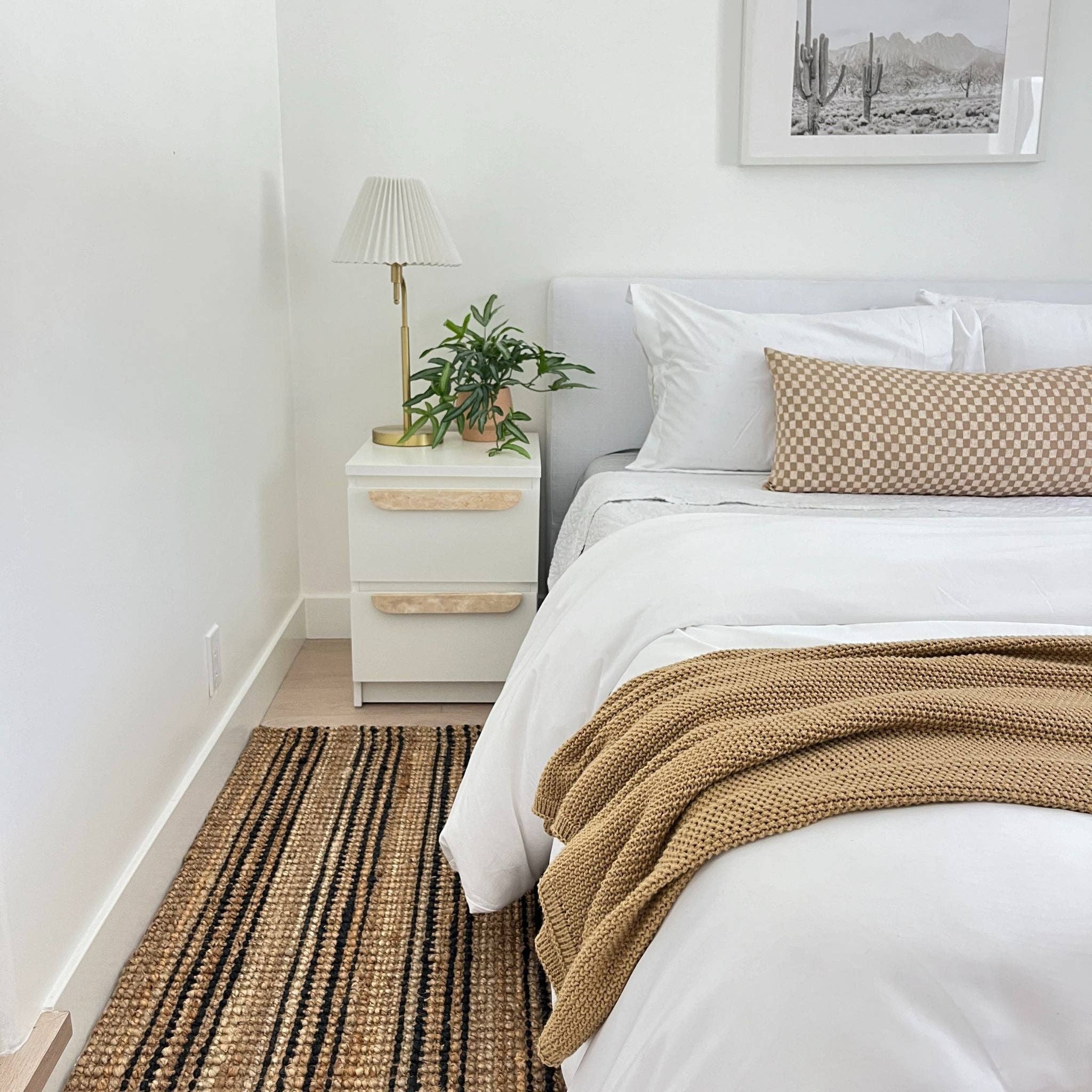 North Avalon - Wholesale Area Rug - Smith | Stripe Chunky Jute Bouclé Rug4