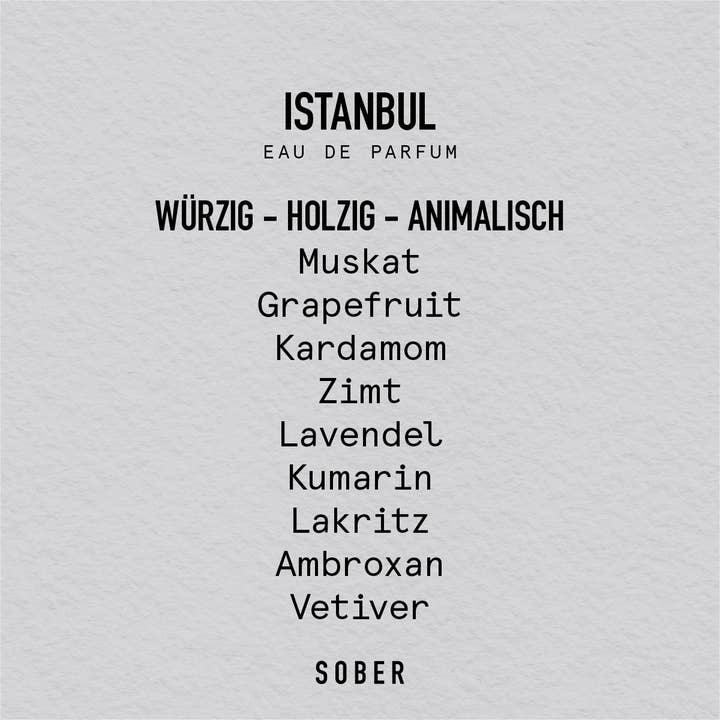 sober - Wholesale Perfume/Eau de Toilette - ISTANBUL - Eau de Parfum