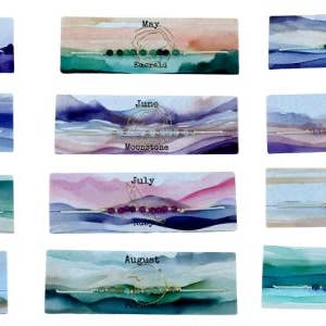 Picki Nicki - Vendita all'ingrosso Parure di gioielli - Braccialetto Birthstone, set di pietre preziose su carte7