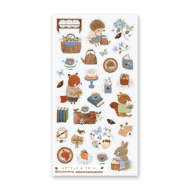 Sweet Forest Gatherings Sticker Sheet for wholesale by STICKII