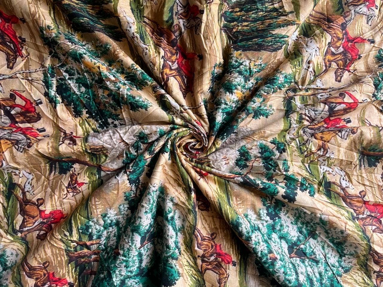 Bhawana Handicrafts - Vente Peintures pour tissu - Tissu sérigraphié à la main en coton indien pour femmes 0