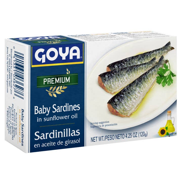 GOYA Sardines Huile de Tournesol 12/4,25OZ pour la vente par L&F Universal Goods