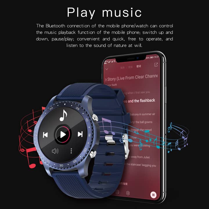 Italian Luxury Group - Wholesale Wrist watch – Men's - Luxury Navy Seals Business Sport Health Monitoring Smartwatch Bloutooth Calls Body Temperature10