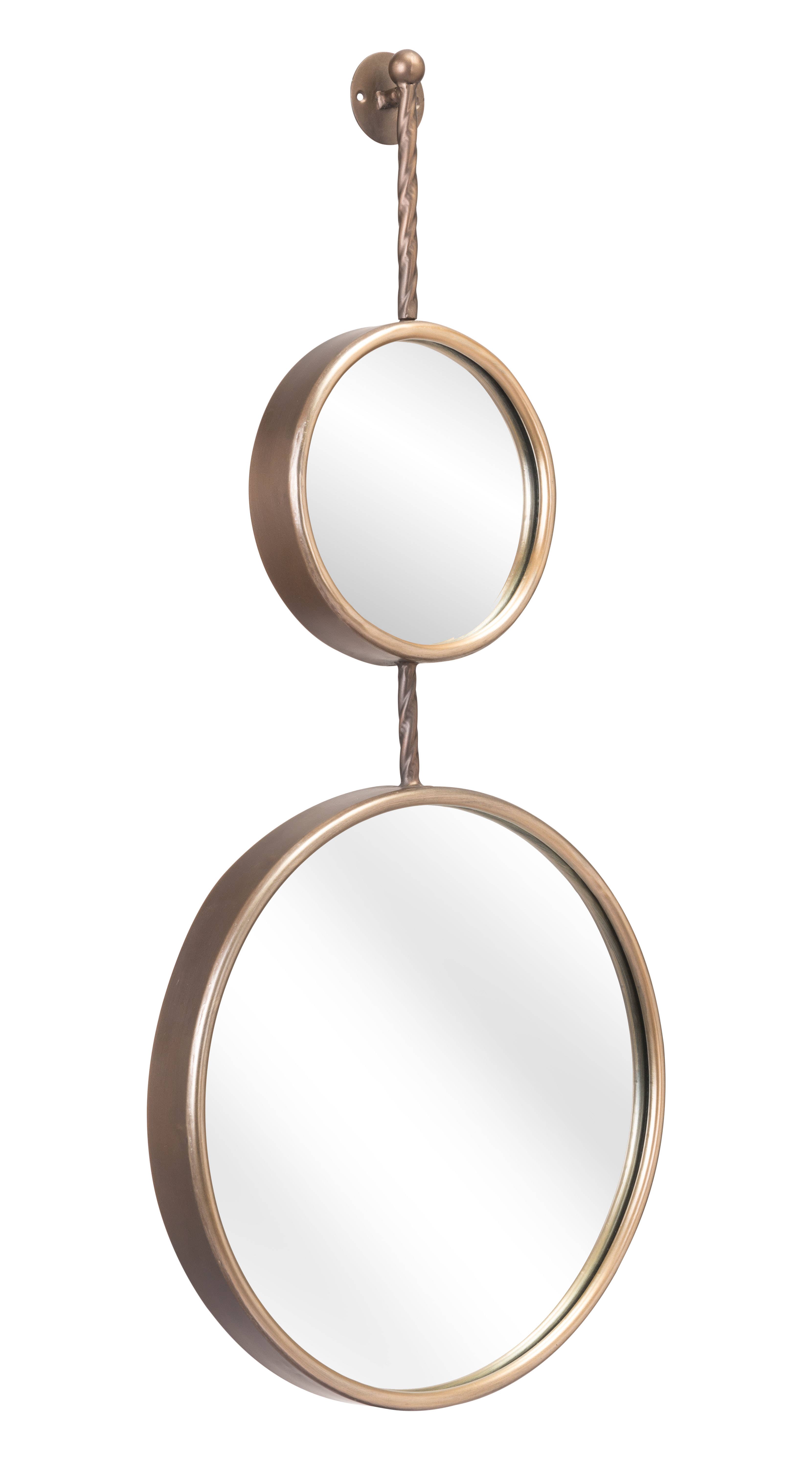 Zuo Modern - Wholesale Wall Mirror - Mott Mirror Bronze